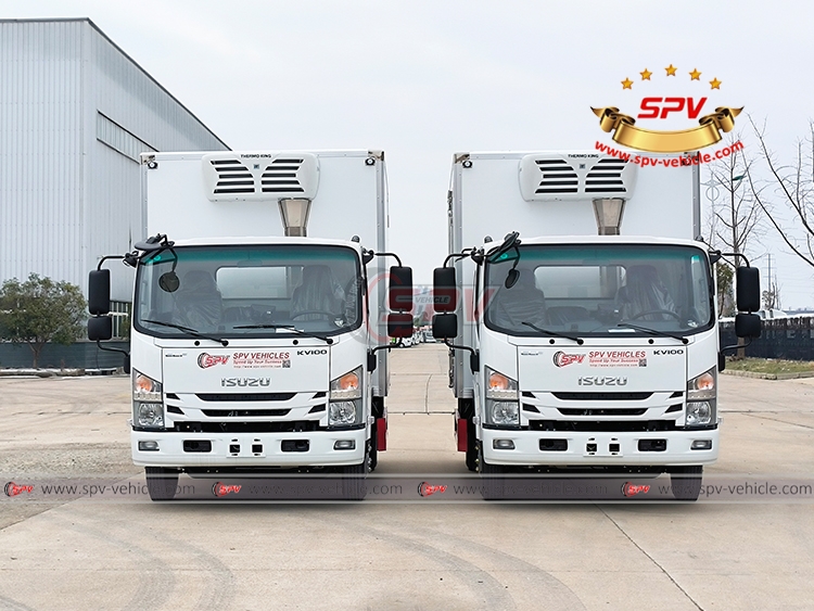 SPV-vehicle - 4 Tons Refrigerated Truck ISUZU - Front Side View